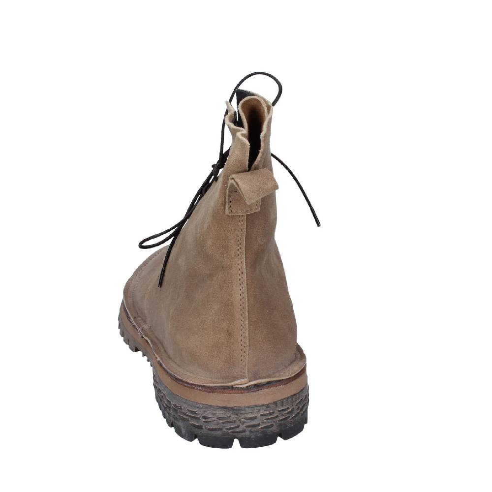 scarpe donna MOMA stivaletti beige camoscio 73302C EY539 In Vendita