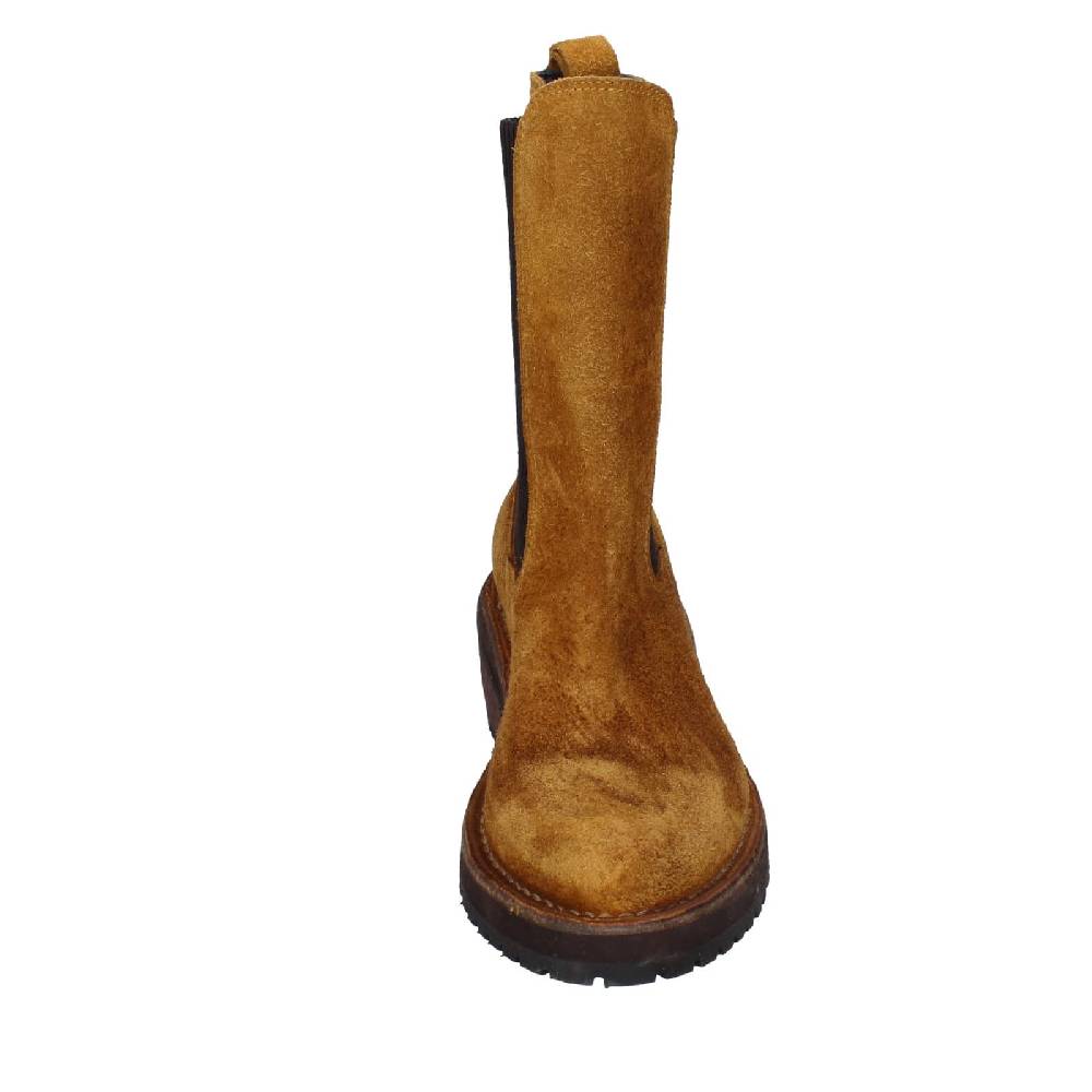 scarpe donna MOMA stivaletti marrone camoscio 75301C EY565 Limitato a 3 giorni