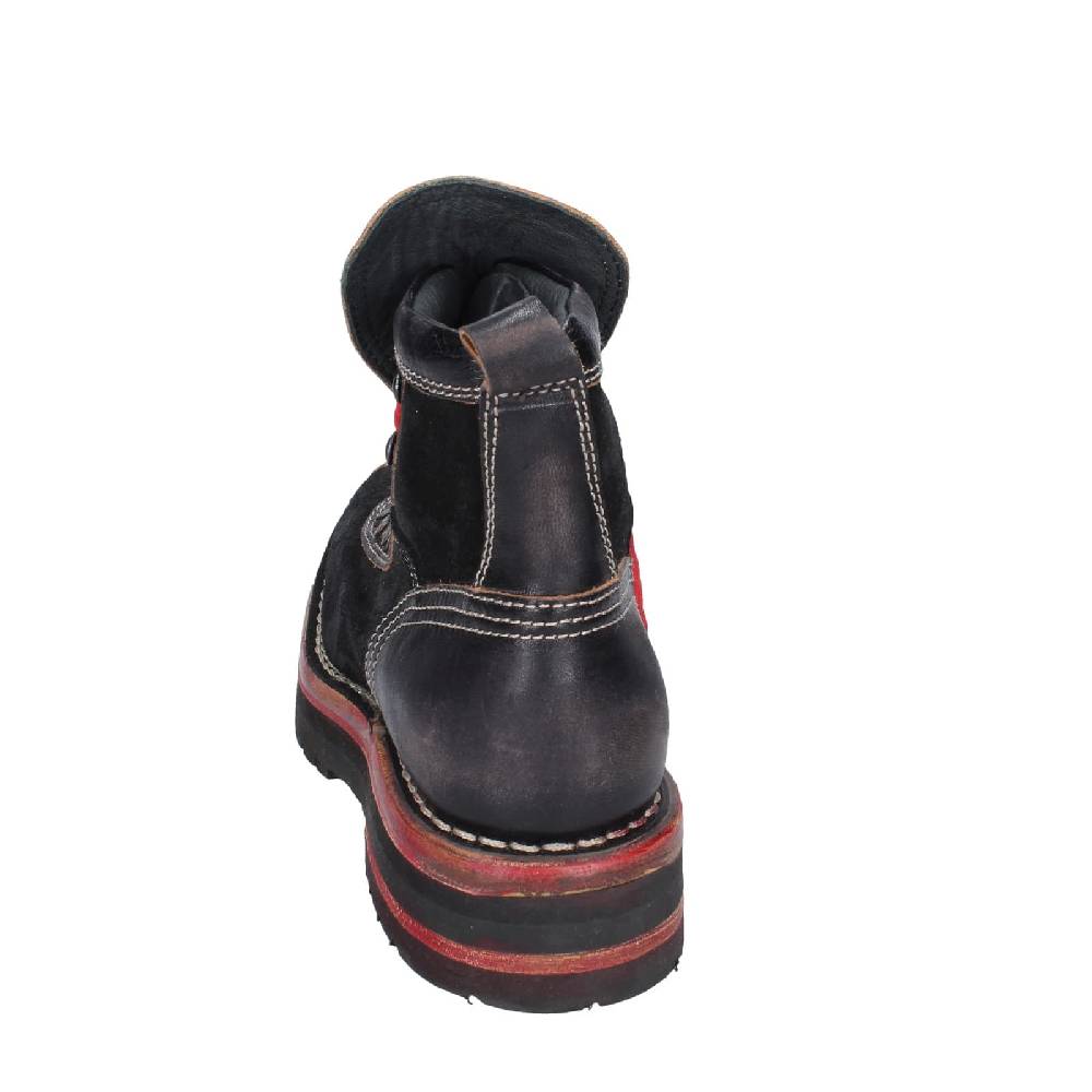 scarpe donna MOMA stivaletti nero pelle camoscio 81301B EY563 Vendita Calda