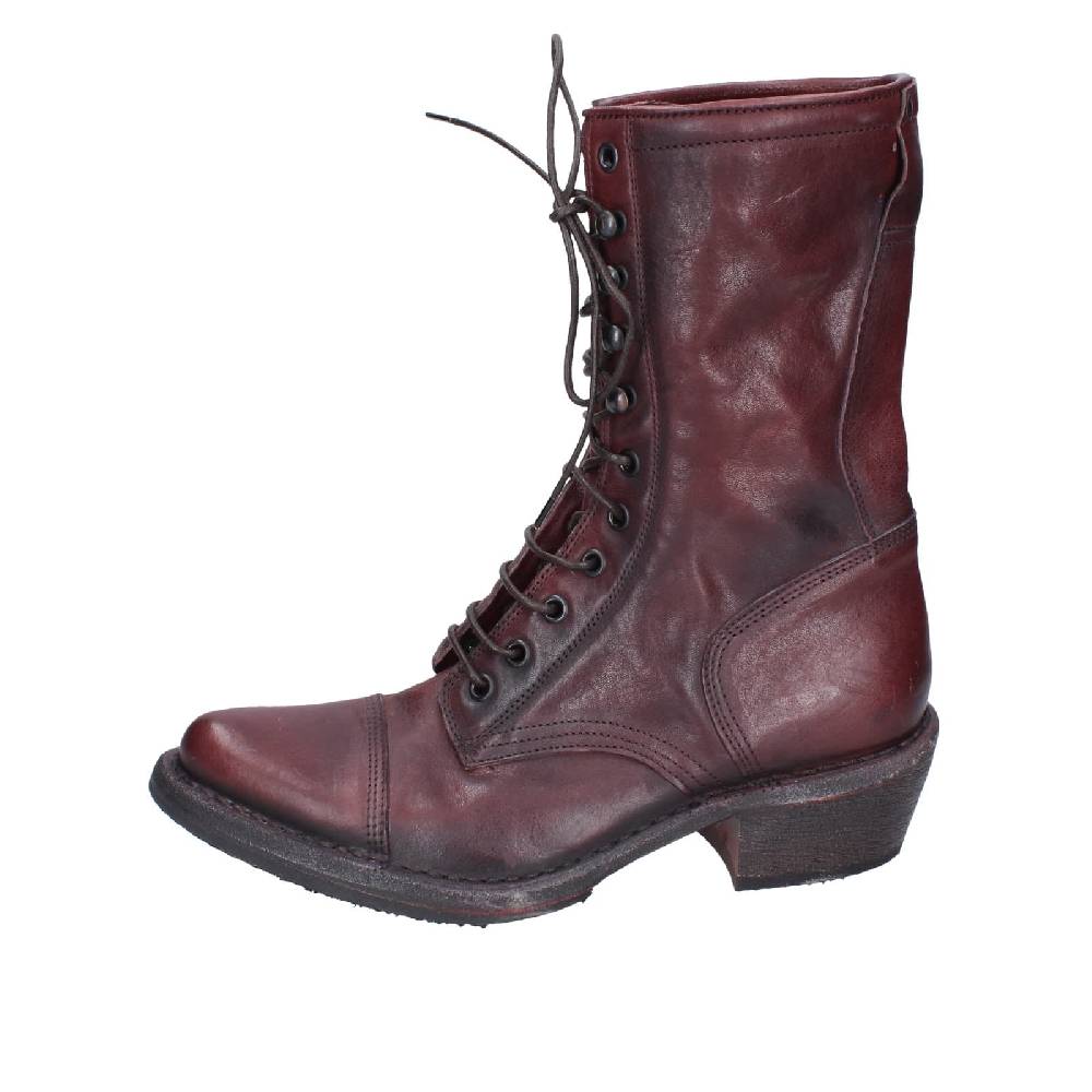 scarpe donna MOMA stivaletti bordeaux pelle 77301C EY564 I Più Venduti