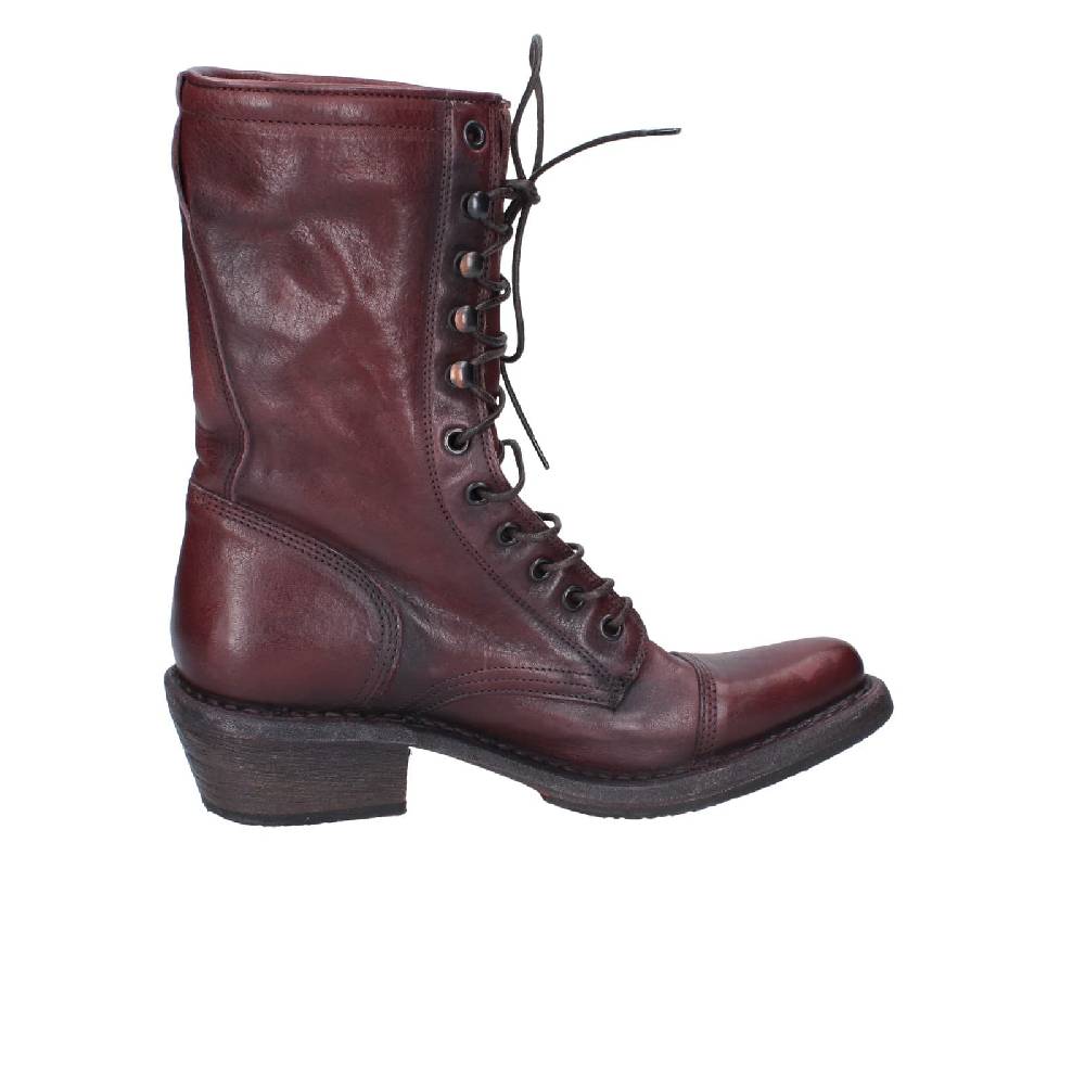 scarpe donna MOMA stivaletti bordeaux pelle 77301C EY564 I Più Venduti