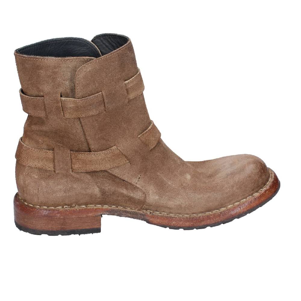scarpe donna MOMA stivaletti marrone camoscio 71303C EY570 2025