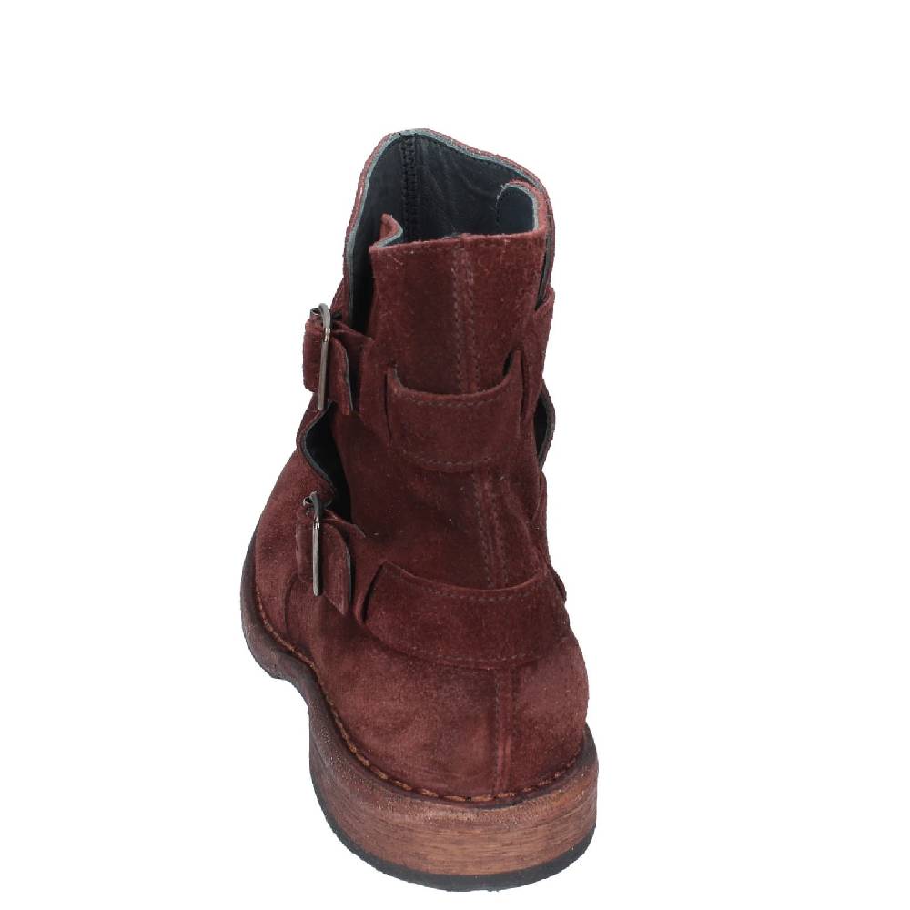 scarpe donna MOMA stivaletti marrone camoscio 71303C EY572 Italia