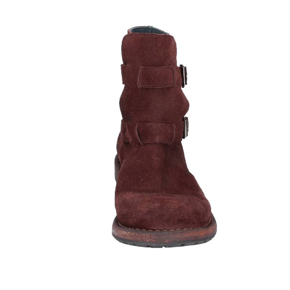 scarpe donna MOMA stivaletti marrone camoscio 71303C EY572 Italia