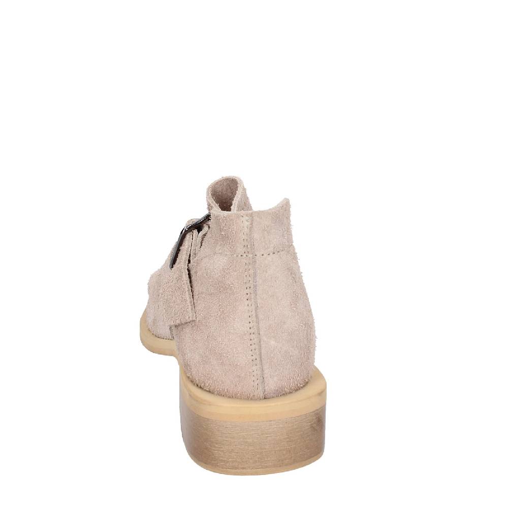 scarpe donna MOMA sandali beige camoscio argento 35403G VINTAGE EX453 Nuovo
