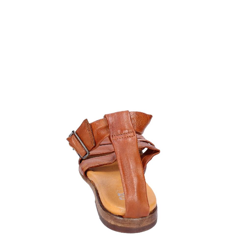 scarpe donna MOMA sandali marrone pelle 32404G VINTAGE EX437 Vendita