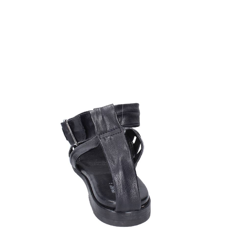 scarpe donna MOMA sandali nero pelle 32404G VINTAGE EX404 Promozione