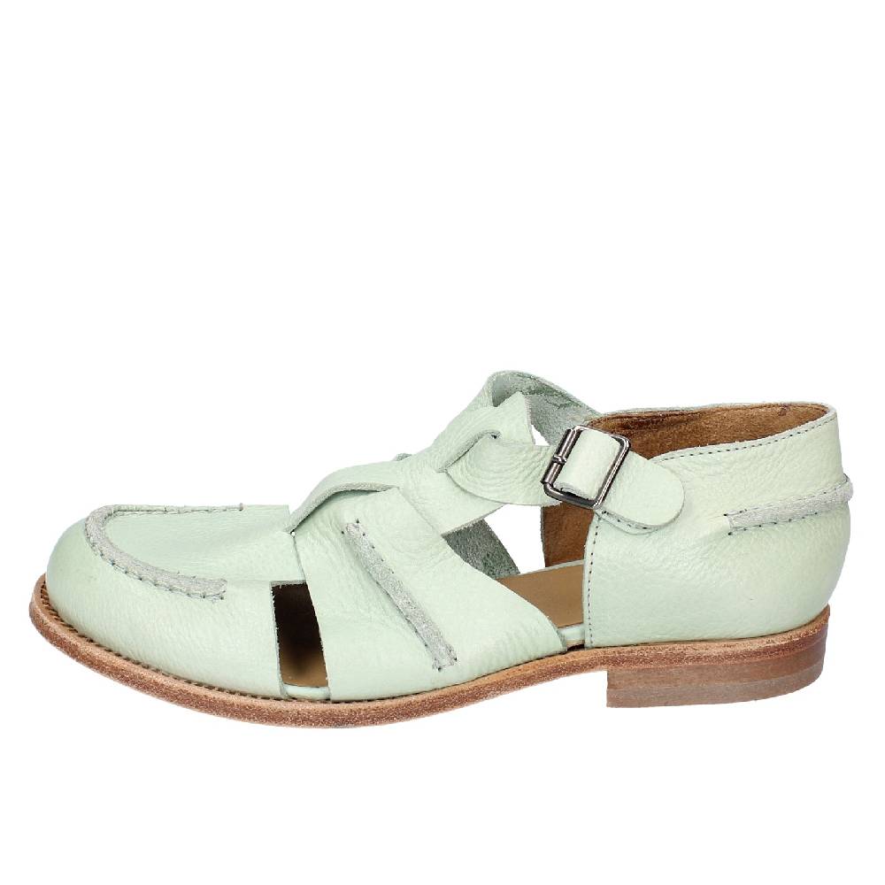 scarpe donna MOMA sandali verde pelle 40407G VINTAGE EX458 Spedizione Gratuita