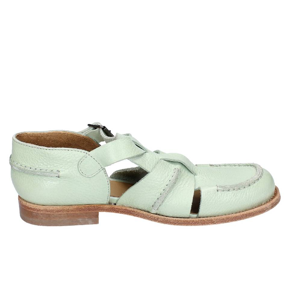 scarpe donna MOMA sandali verde pelle 40407G VINTAGE EX458 Spedizione Gratuita