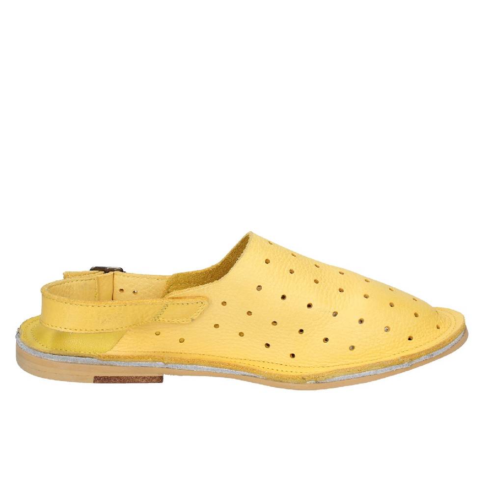 scarpe donna MOMA sandali giallo pelle 36404G VINTAGE EX438 Pezzi Unici