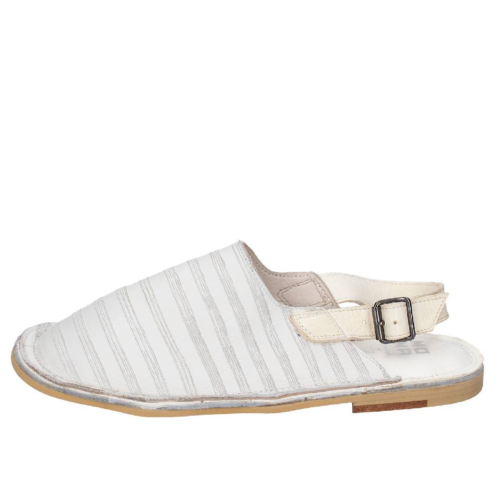 scarpe donna MOMA sandali bianco pelle 36402G VINTAGE EX440 Qualità Garantita