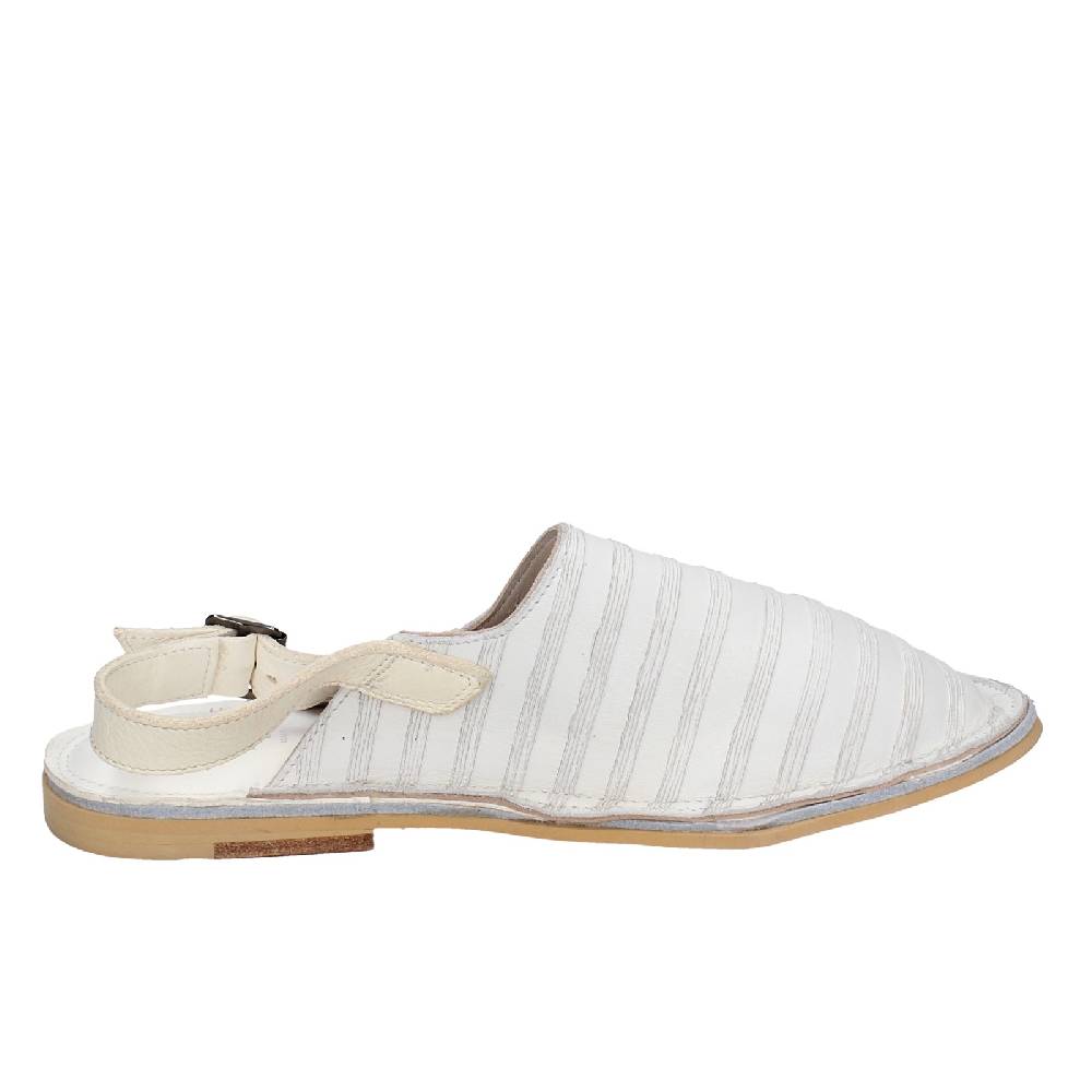 scarpe donna MOMA sandali bianco pelle 36402G VINTAGE EX440 Qualità Garantita