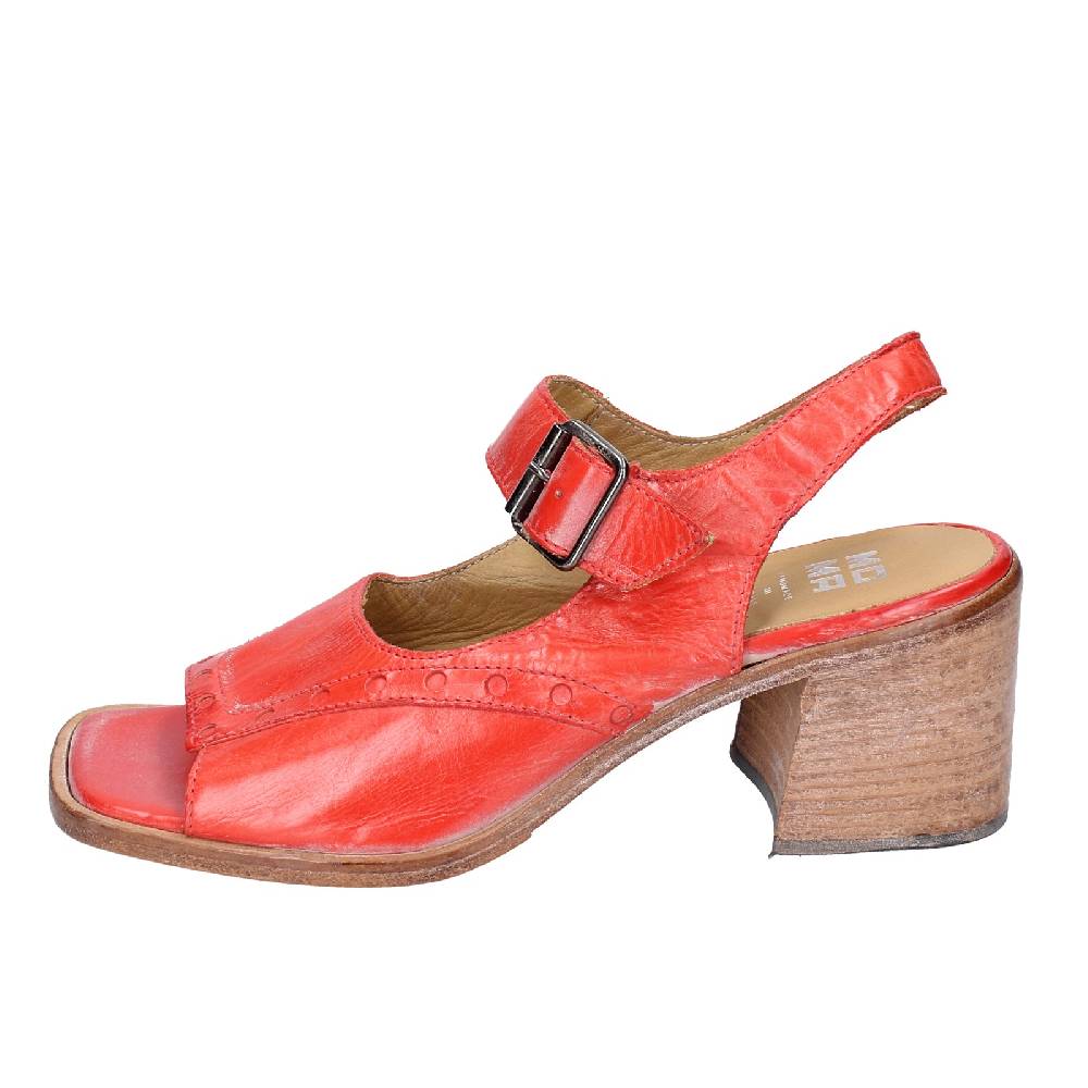 scarpe donna MOMA sandali rosso pelle 46404G VINTAGE EX450 Negozi Online