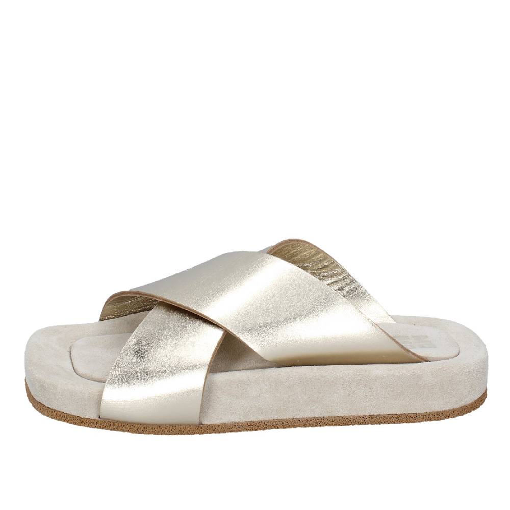scarpe donna MOMA sandali platino pelle 1GS473 EY627 Fino Al -60%