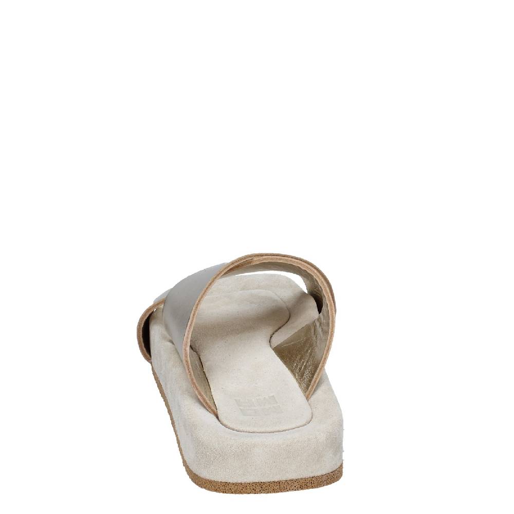 scarpe donna MOMA sandali platino pelle 1GS473 EY627 Fino Al -60%