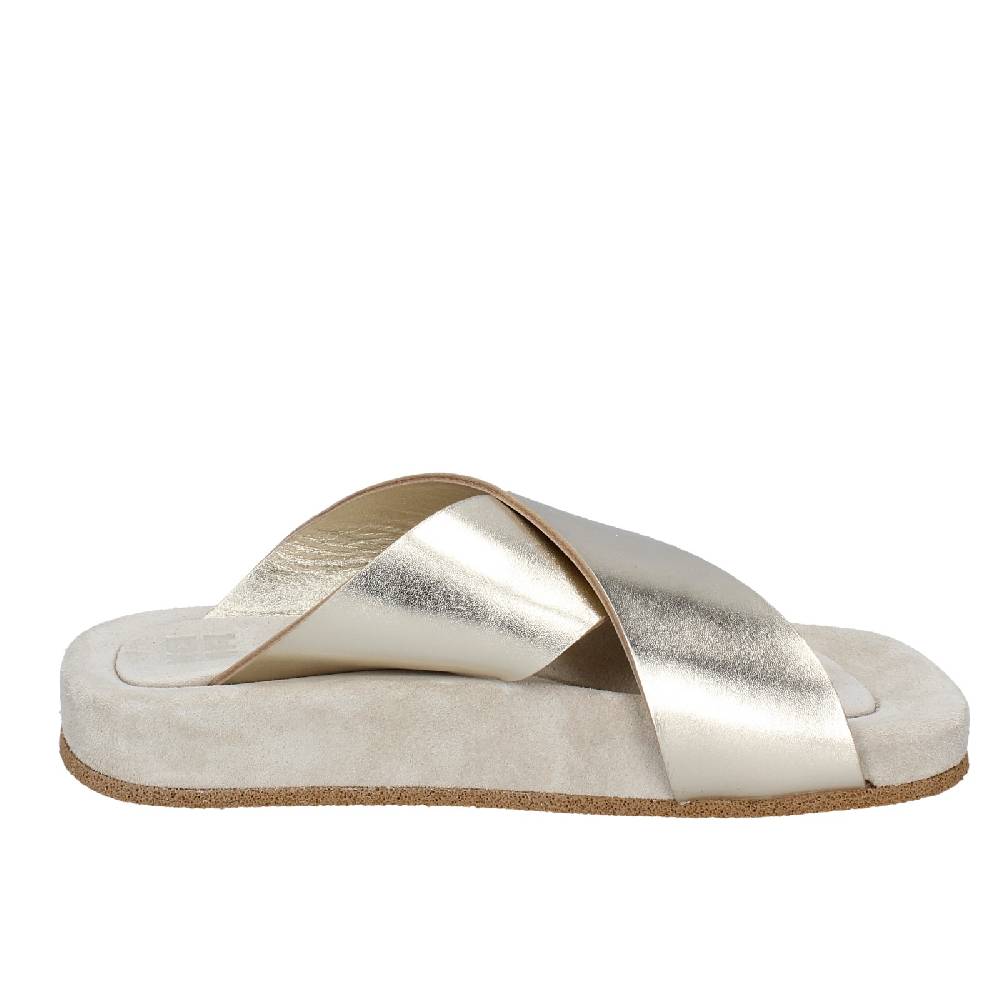 scarpe donna MOMA sandali platino pelle 1GS473 EY627 Fino Al -60%