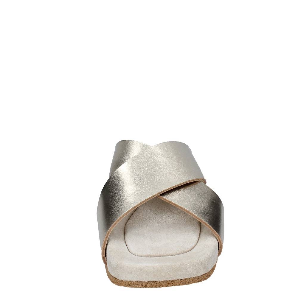 scarpe donna MOMA sandali platino pelle 1GS473 EY627 Fino Al -60%