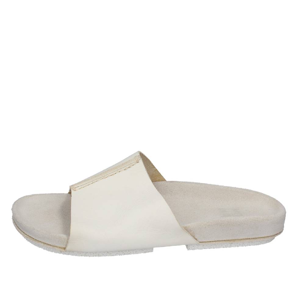 scarpe donna MOMA sandali bianco pelle 1GS455 EY630 Prezzo Ridotto