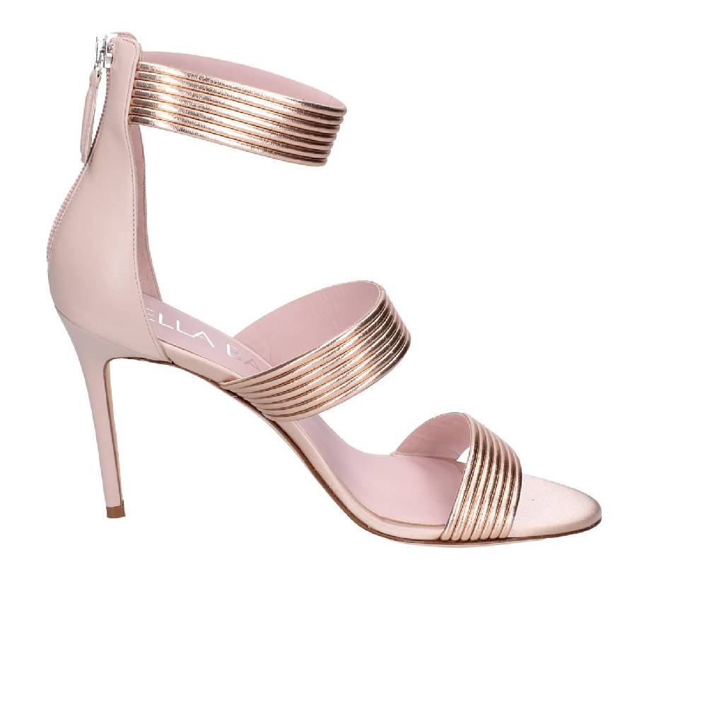 scarpe donna LELLA BALDI sandali rosa pelle EZ981 Convenienza