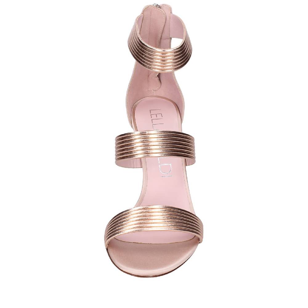 scarpe donna LELLA BALDI sandali rosa pelle EZ981 Convenienza