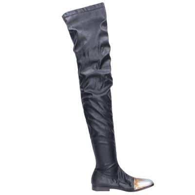 scarpe donna MOMA stivali nero pelle BK302 Offerta