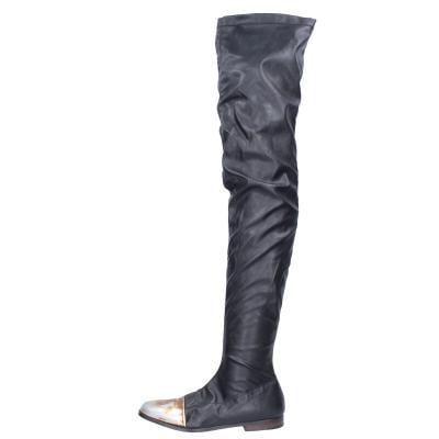 scarpe donna MOMA stivali nero pelle BK302 Offerta