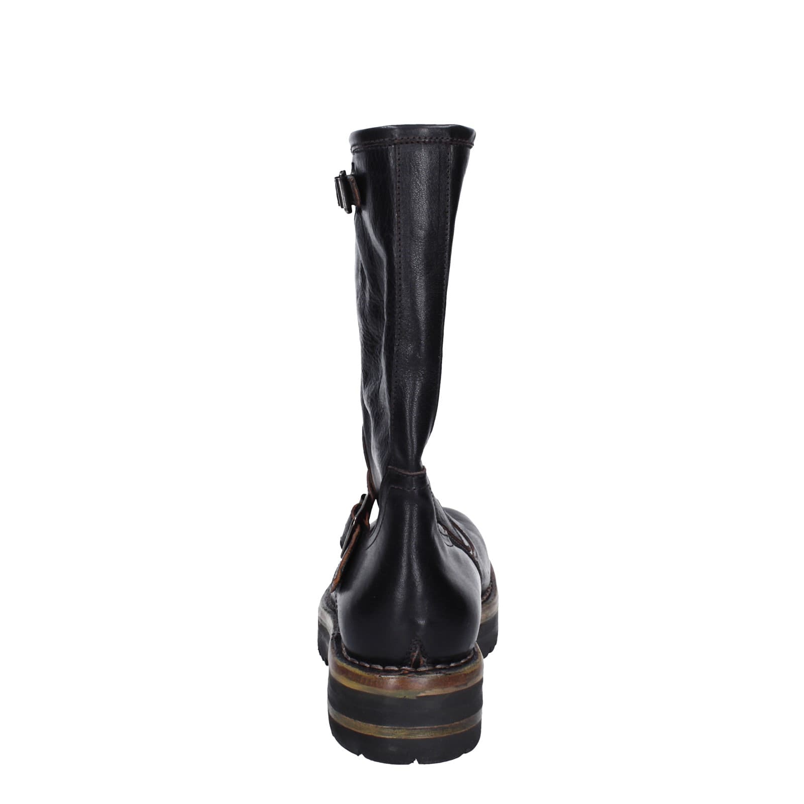 scarpe donna MOMA stivali nero pelle 81303C-VAR EY494 Economico