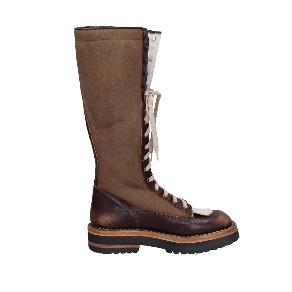 scarpe donna MOMA stivali marrone camoscio 81304D-VADO EY492 Online
