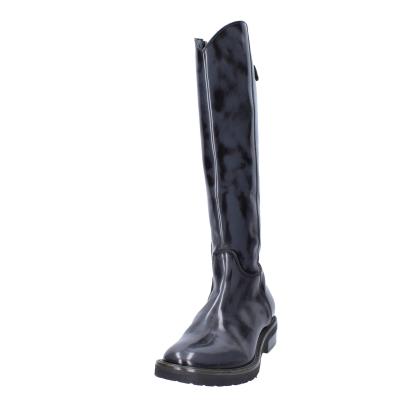 scarpe donna MOMA stivali grigio pelle lucida BK293 Outlet