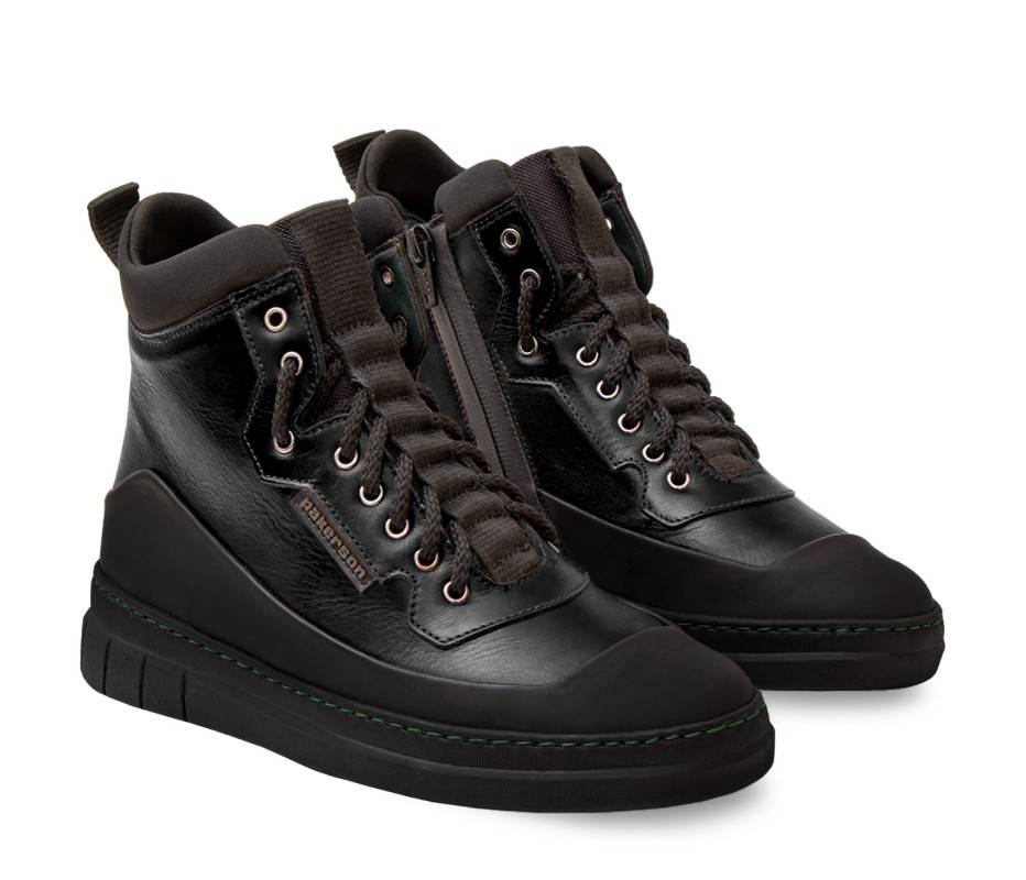 Pakerson STIVALETTO APUANE PELLE NERA Promozione