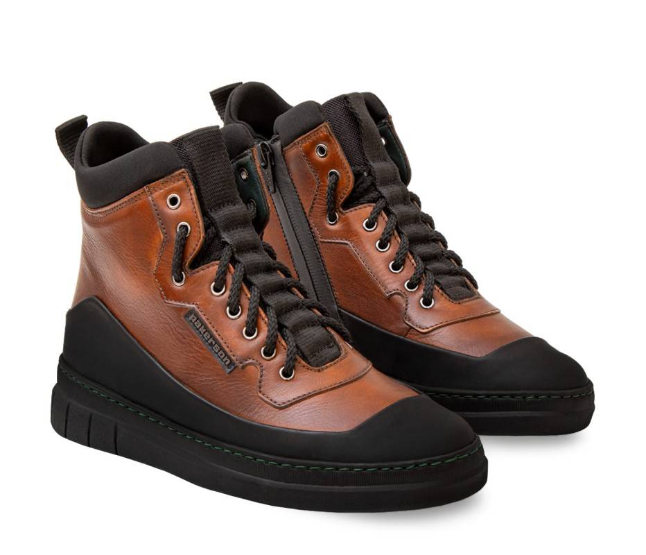 Pakerson STIVALETTO APUANE PELLE MARRONE TAN Fino Al -60%