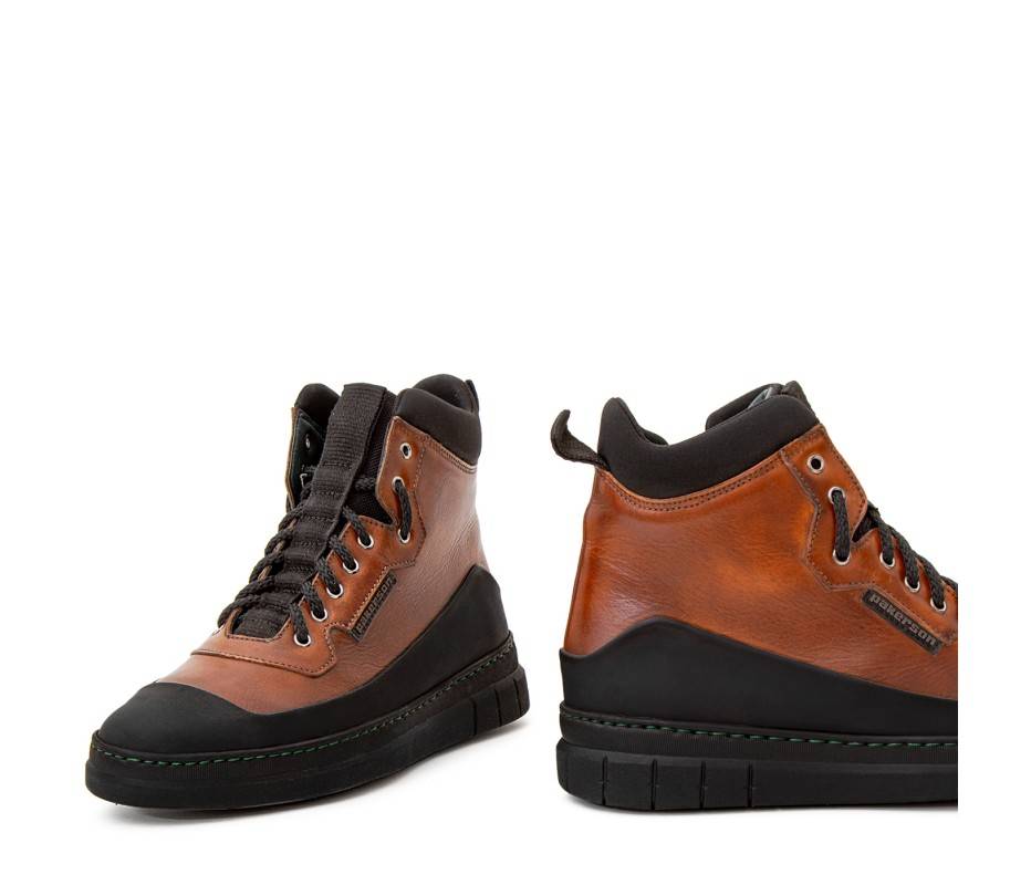 Pakerson STIVALETTO APUANE PELLE MARRONE TAN Fino Al -60%