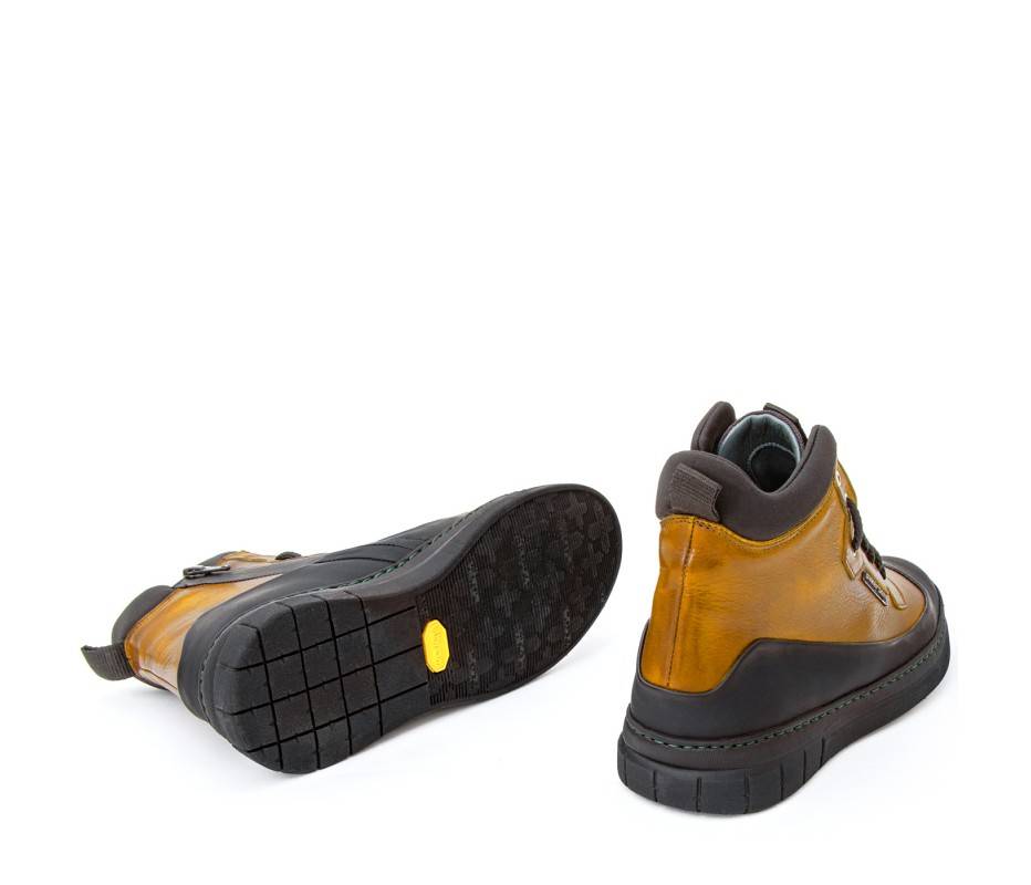 Pakerson STIVALETTO APUANE PELLE GIALLO SENAPE Prezzo Ridotto