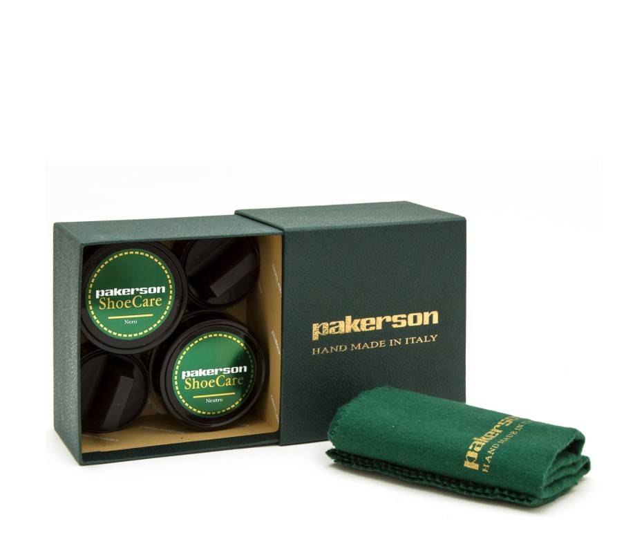 Pakerson KIT DI PULIZIA CURA DELLA SCARPA Presa