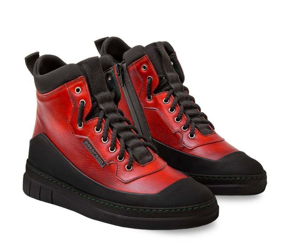 Pakerson STIVALETTO APUANE PELLE ROSSA Offerta