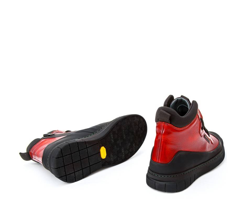 Pakerson STIVALETTO APUANE PELLE ROSSA Offerta