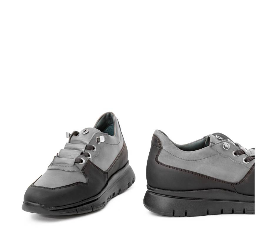 Pakerson SNEAKER AMIATA PELLE GRIGIO SMOG Outlet