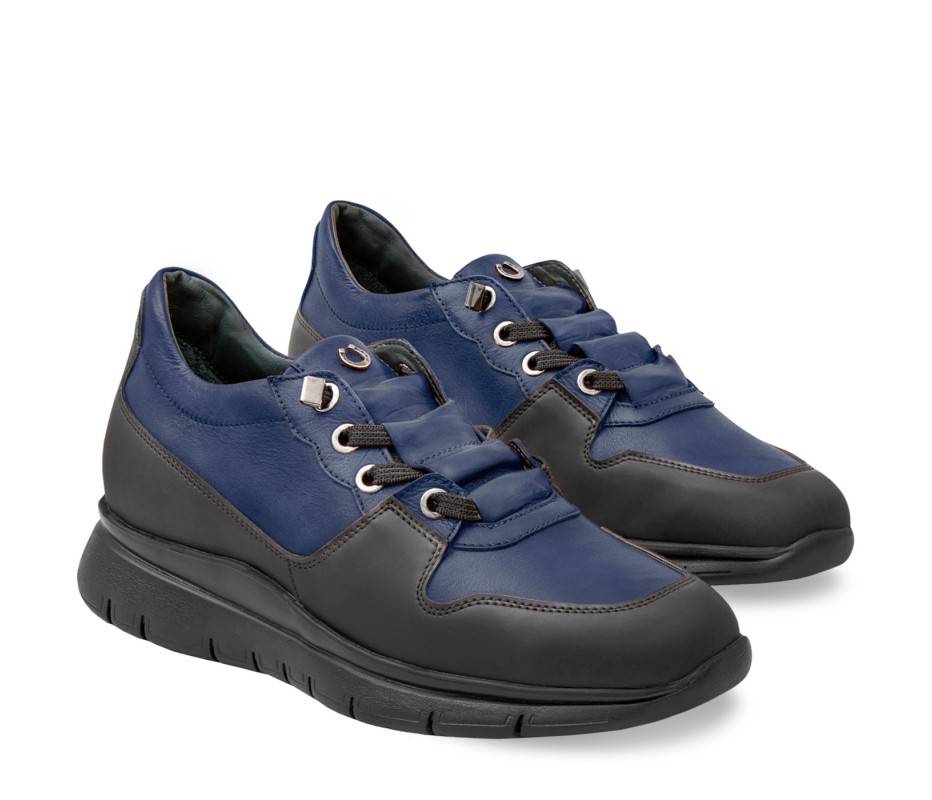 Pakerson SNEAKER AMIATA PELLE BLU NAVY Spedizione Gratuita