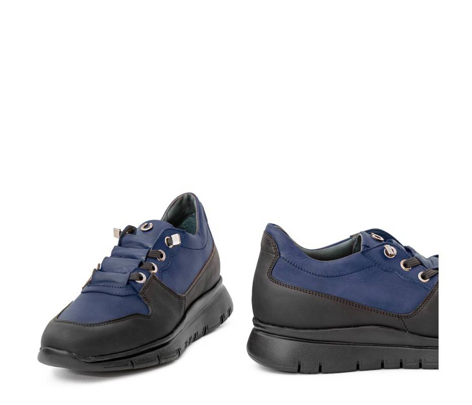 Pakerson SNEAKER AMIATA PELLE BLU NAVY Spedizione Gratuita