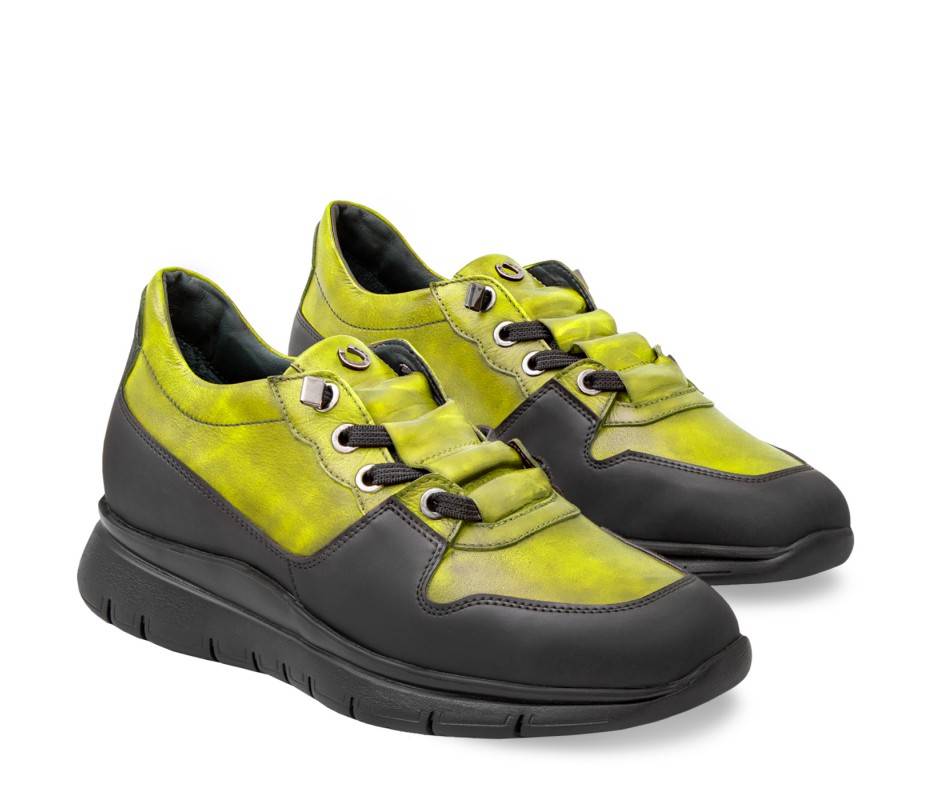 Pakerson SNEAKER AMIATA PELLE VERDE PISTACCHIO Offerte