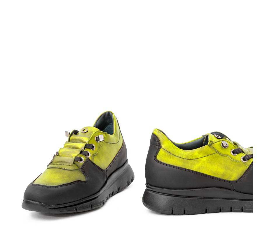 Pakerson SNEAKER AMIATA PELLE VERDE PISTACCHIO Offerte