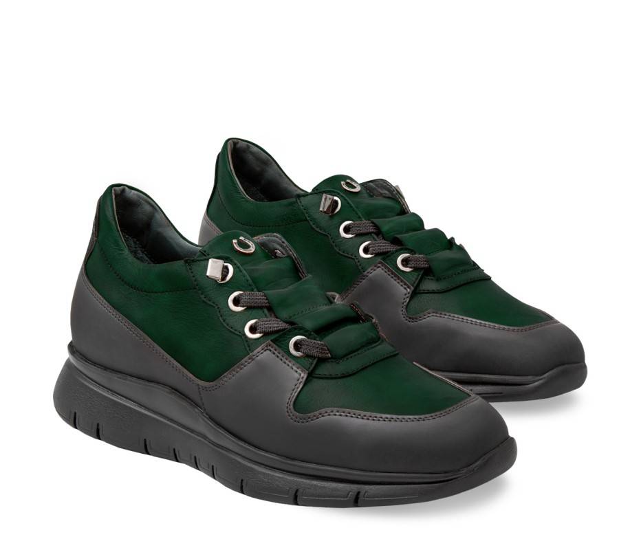 Pakerson SNEAKER AMIATA PELLE VERDE INTENSO Hotsell