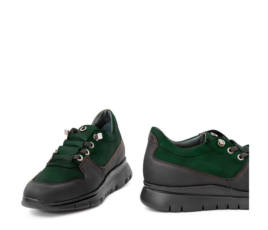 Pakerson SNEAKER AMIATA PELLE VERDE INTENSO Hotsell