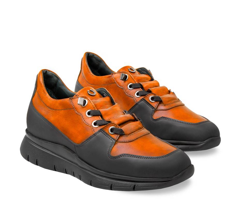 Pakerson SNEAKER AMIATA PELLE ARANCIO Vendite Flash