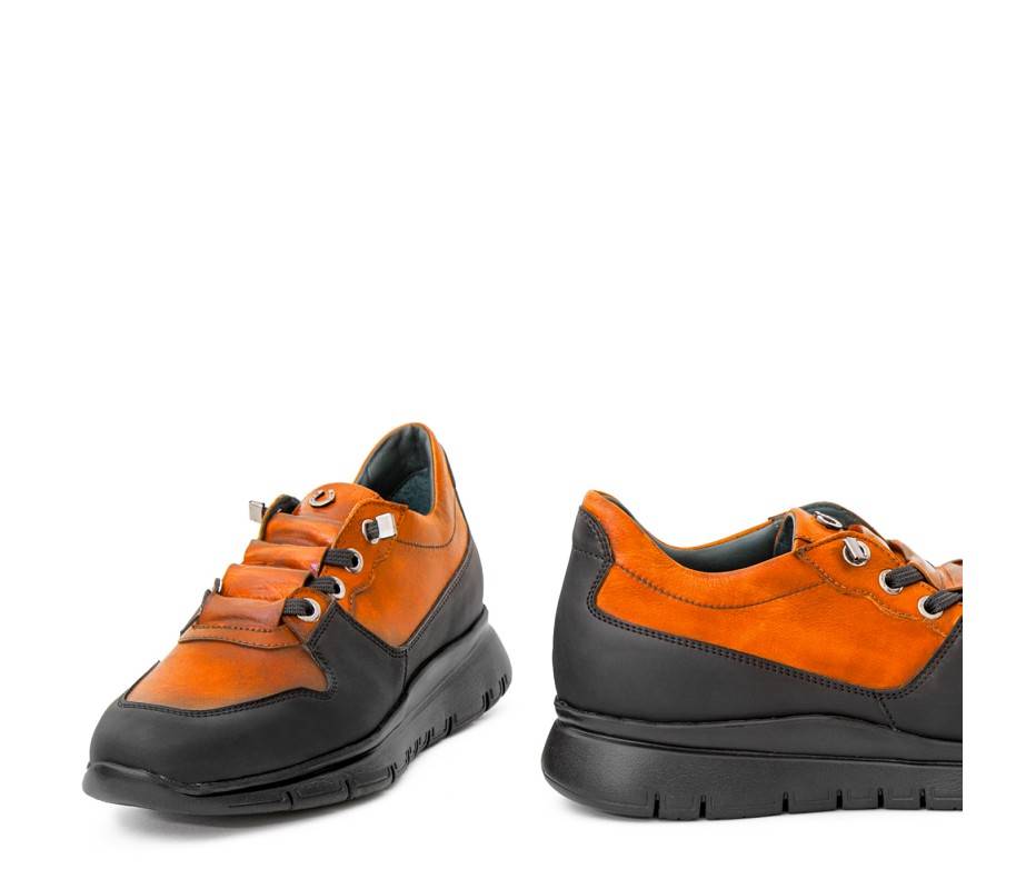 Pakerson SNEAKER AMIATA PELLE ARANCIO Vendite Flash
