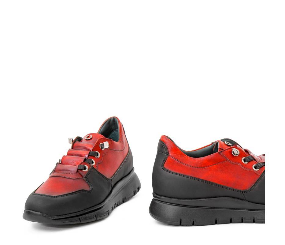 Pakerson SNEAKER AMIATA PELLE ROSSA In Saldo