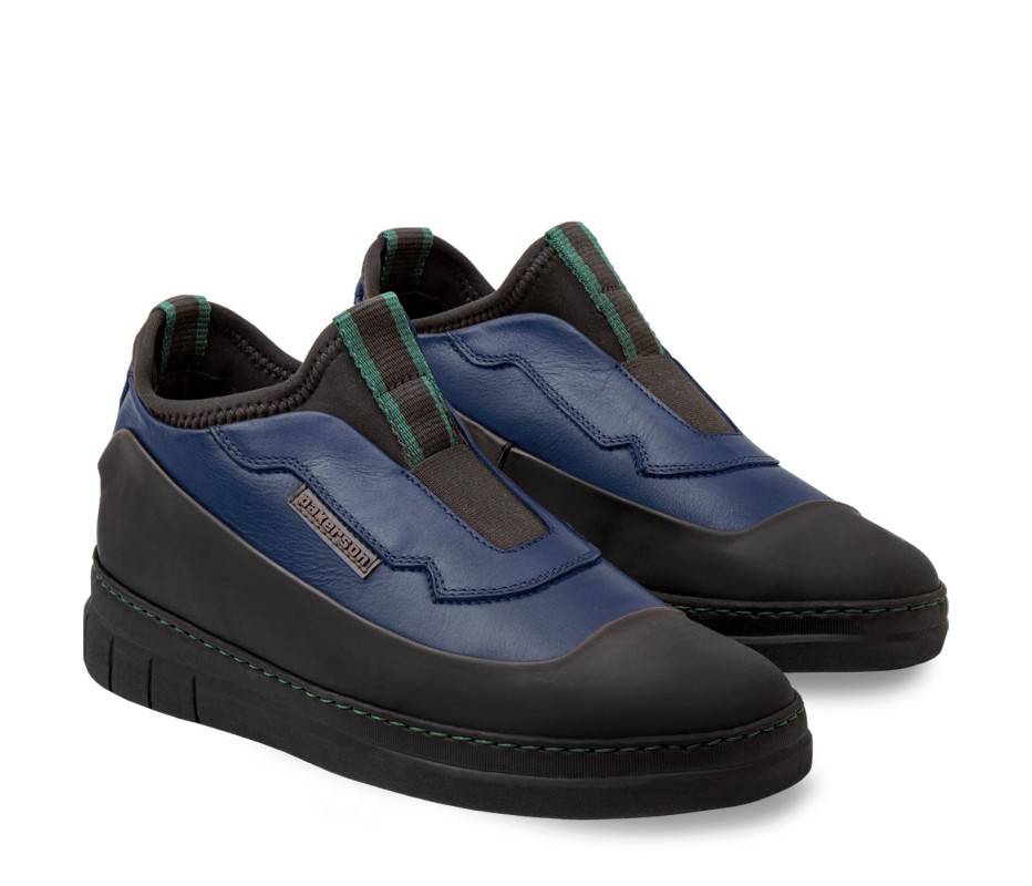 Pakerson SCARPA ABETONE PELLE BLU NAVY Italy