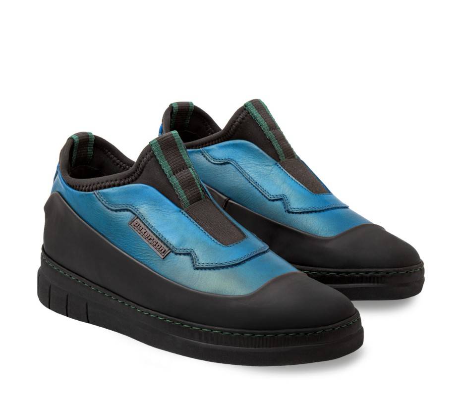 Pakerson SCARPA ABETONE PELLE AZZURRO CIELO Italia