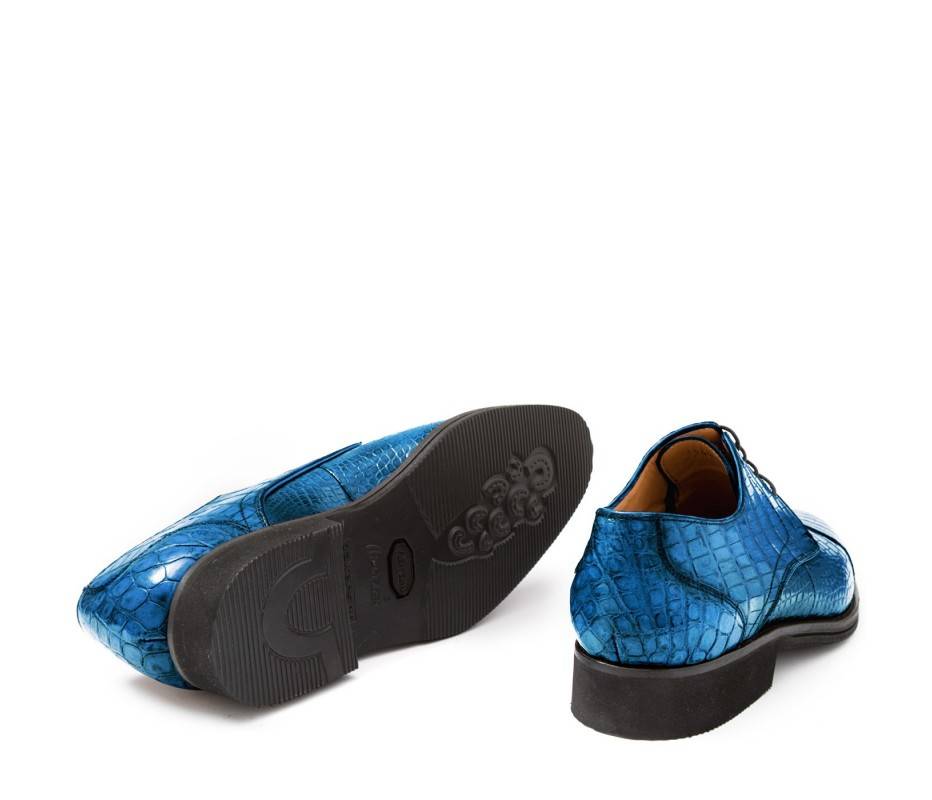Pakerson DERBY FIRENZE ALLIGATORE AZZURRO BAY Vendite Flash