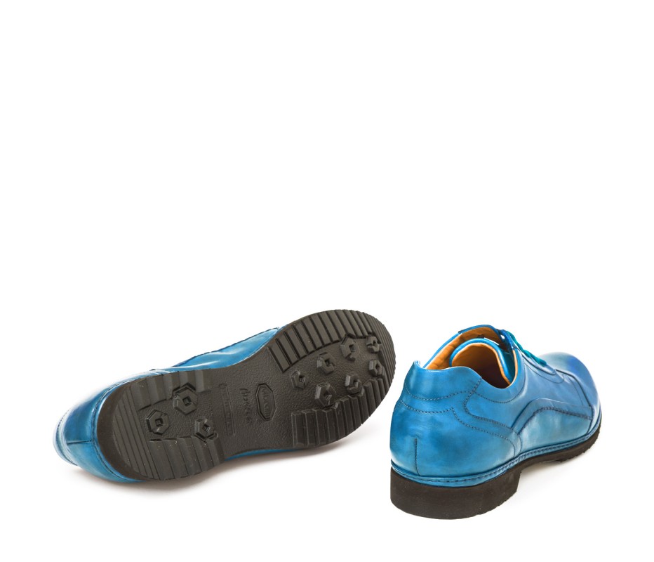 Pakerson DERBY PIENZA PELLE AZZURRO CIELO Shopping Online